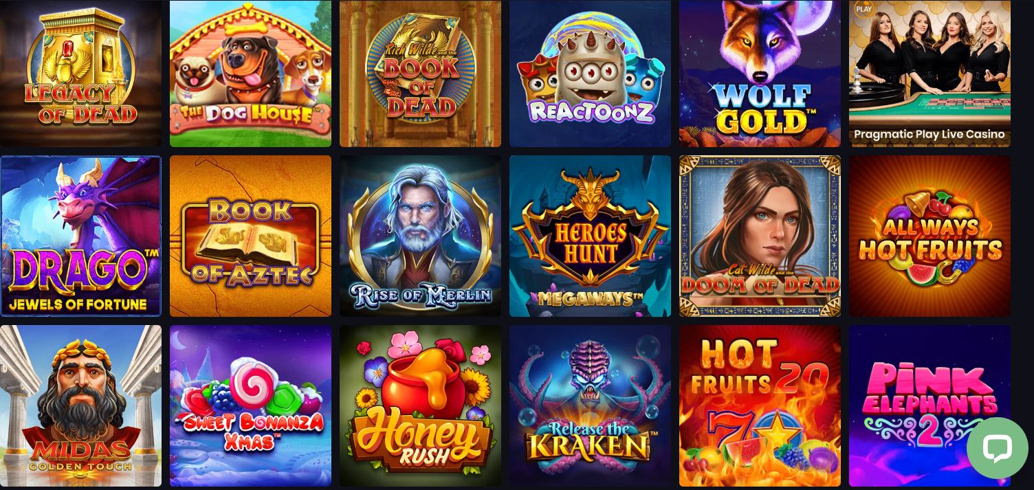 Slot Hunter Casino Screenshot