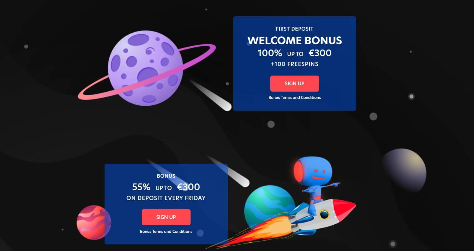 Evospin Welcome Bonus